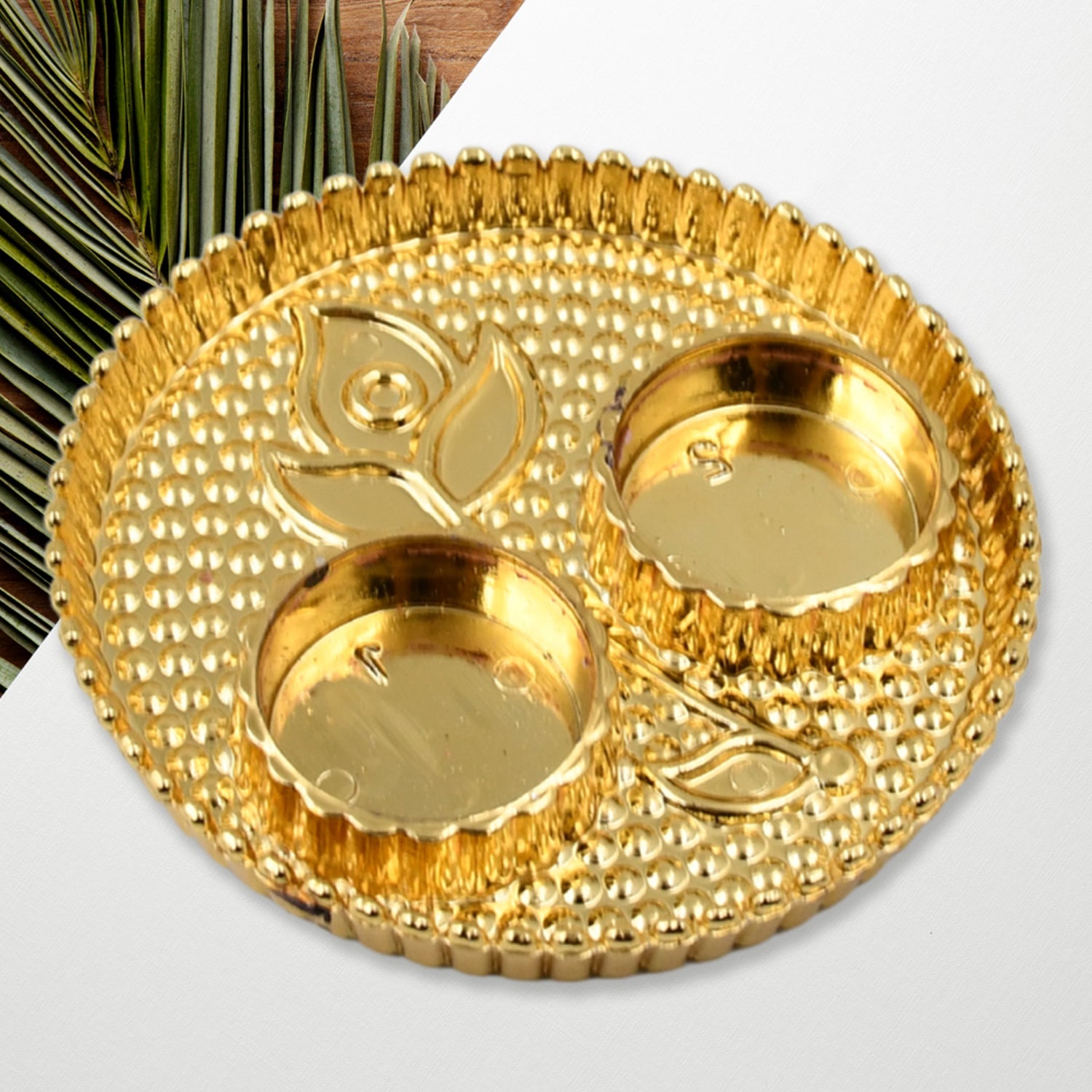 PujaElegance Round Thali PujaElegance Round Thali